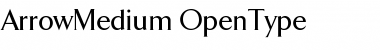 Download ArrowMedium Regular Font Title Preview