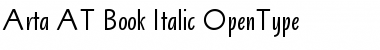 Download Arta AT Book Italic Font Title Preview