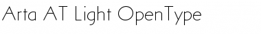 Download Arta AT Light Regular Font Title Preview