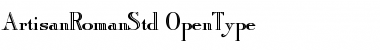 Download Artisan Roman Std Regular Font Title Preview