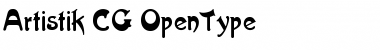Download Artistik CG Regular Font Title Preview