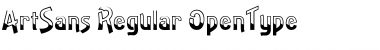 Download ArtSans Regular Font Title Preview
