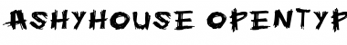 Download Ashyhouse Regular Font Title Preview