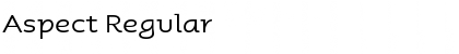 Download Aspect Regular Font Title Preview