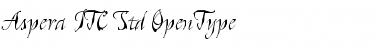 Download Aspera ITC Std Regular Font Title Preview