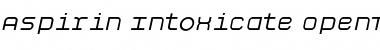 Download Aspirin Intoxicate Font Title Preview