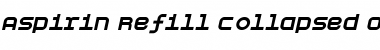 Download Aspirin-Refill Collapsed Font Title Preview