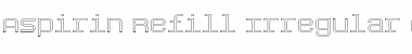 Download Aspirin-Refill Irregular Font Title Preview