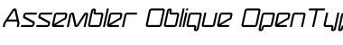 Download Assembler-Oblique Regular Font Title Preview