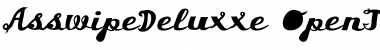 Download Asswipe Deluxxe Font Title Preview