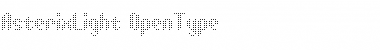 Download Asterix Light Regular Font Title Preview