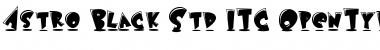 Download Astro Black Std ITC Regular Font Title Preview