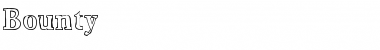 Download Bounty Bold Font Title Preview