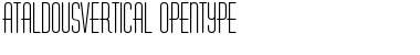 Download ATAldousVertical Regular Font Title Preview