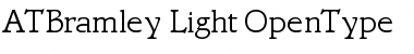 Download ATBramley Regular Font Title Preview