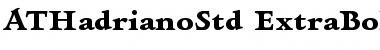 Download AT Hadriano Std Extra Bold Font Title Preview