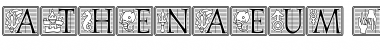 Download Athenaeum Initial CG Positive Regular Font Title Preview