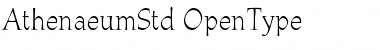 Download Athenaeum Std Regular Font Title Preview