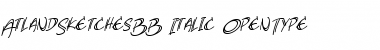 Download AtlandSketches BB Italic Font Title Preview