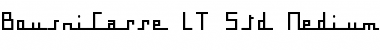 Download BousniCarre LT Std Medium Regular Font Title Preview