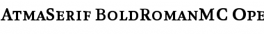 Download AtmaSerif-BoldRomanMC Regular Font Title Preview