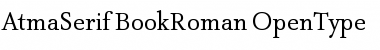 Download AtmaSerif-BookRoman Regular Font Title Preview