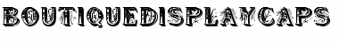 Download BoutiqueDisplayCaps Regular Font Title Preview