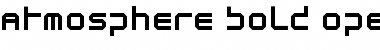 Download Atmosphere Bold Font Title Preview