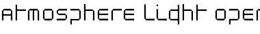 Download Atmosphere Light Font Title Preview