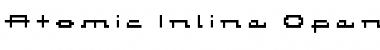 Download Atomic Inline Font Title Preview