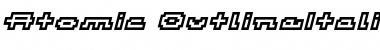 Download Atomic OutlineItalic Font Title Preview
