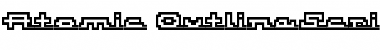 Download Atomic OutlineScript Font Title Preview