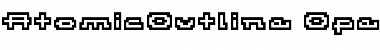 Download AtomicOutline Medium Font Title Preview