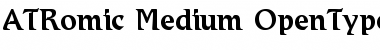 Download ATRomic Regular Font Title Preview