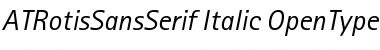 Download ATRotisSansSerif Regular Font Title Preview