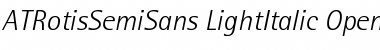 Download ATRotisSemisans Regular Font Title Preview