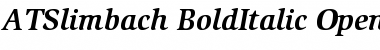 Download ATSlimbach Regular Font Title Preview
