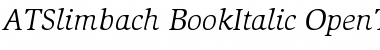 Download ATSlimbach Regular Font Title Preview