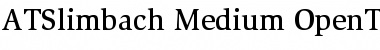 Download ATSlimbach Regular Font Title Preview