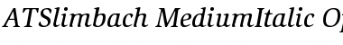 Download ATSlimbach Regular Font Title Preview