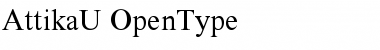 Download AttikaU Regular Font Title Preview
