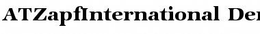 Download ATZapfInternational Regular Font Title Preview