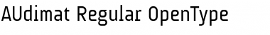 Download AUdimat Regular Font Title Preview