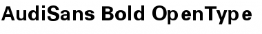 Download AudiSans Bold Font