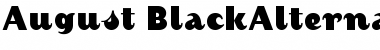 Download August BlackAlternate Font Title Preview