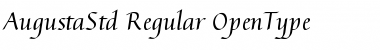 Download Augusta Std Regular Font Title Preview