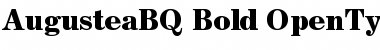 Download Augustea BQ Regular Font Title Preview