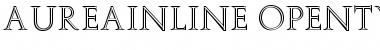 Download Aurea Inline Font Title Preview