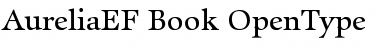Download AureliaEF-Book Regular Font Title Preview