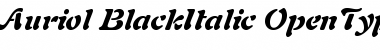Download Auriol Black Italic Font Title Preview